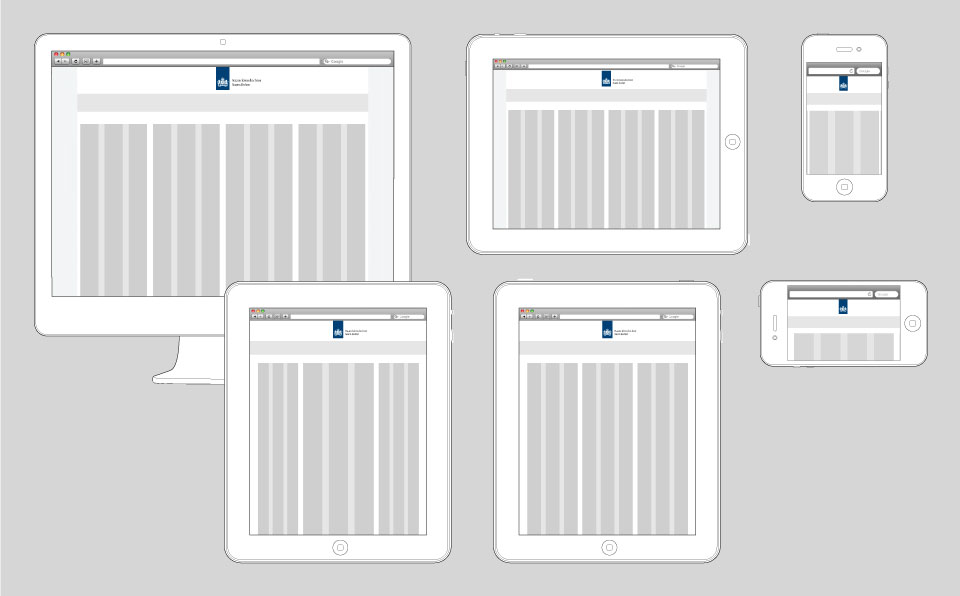 Voorbeeld responsive basisgrid